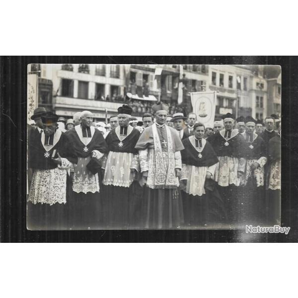 beauvais ftes de jeanne hachette carte photo le clerg (vrais religieux)