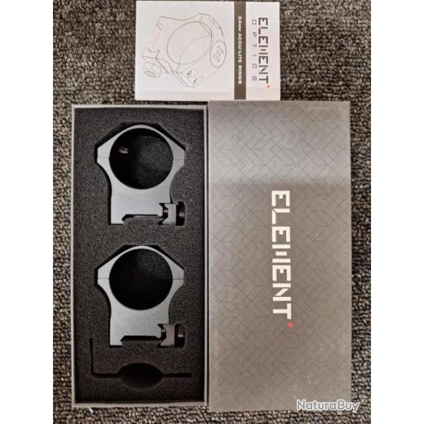 Colliers Accu-Lite 34mm Haut Element OPTICS