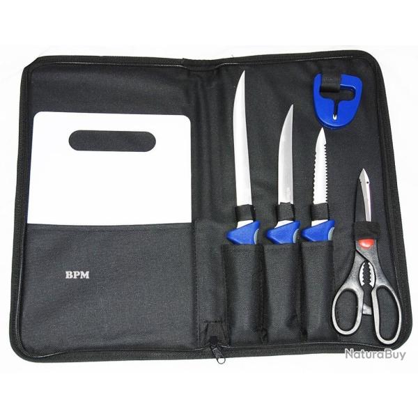 COFFRET COUTEAUX A FILET MILLENIUM ET ACCESSOIRES.