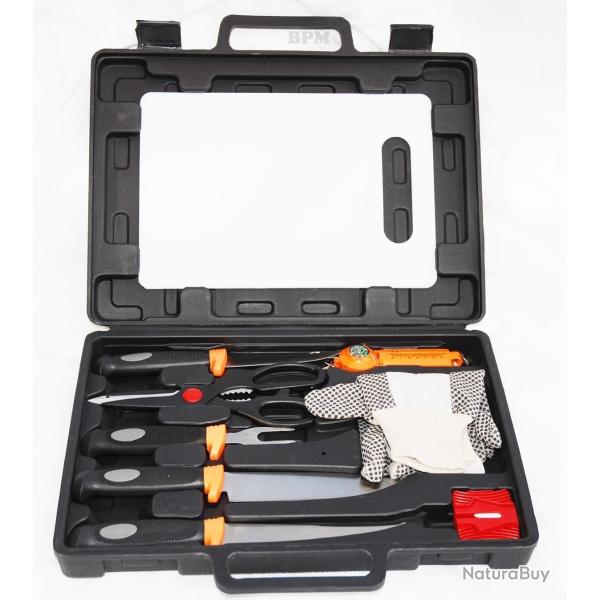 SUPERBE COFFRET COUTEAUX MILLENIUM ET ACCESSOIRES