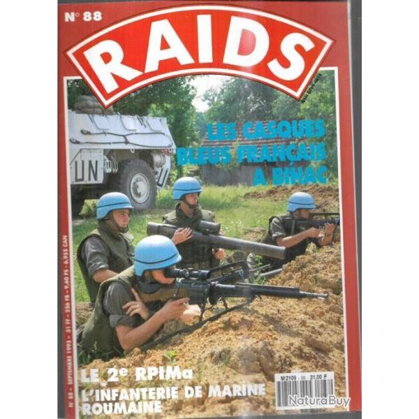 Raids 88 casques bleus � bihac, infanterie de marine roumaine, 2e rpima, nageurs de combat italiens