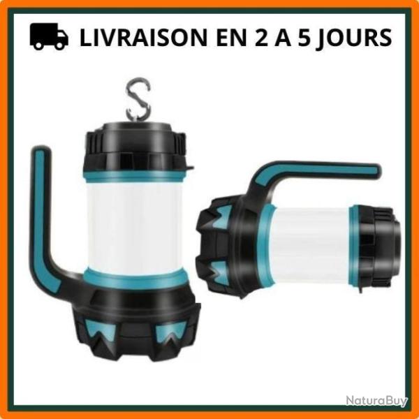 Lanterne LED 1000 LM pour camping - 6 modes d'�clairage - Livraison gratuite et rapide