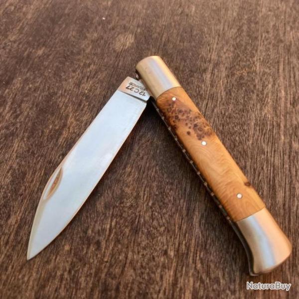 Couteau R�gional LE ROQUEFORT Manche en BOIS DE GEN�VRIER