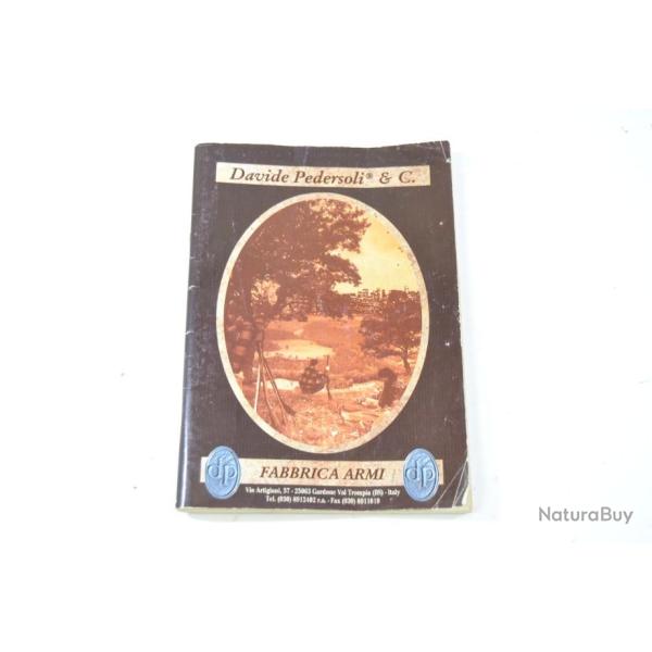 Petit fascicule catalogue Davide Pedersoli & C. annes 1990 - 2000