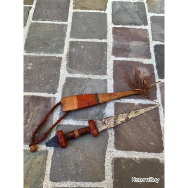 Ancien couteau marocain africain Afrique dagues poignard