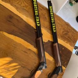 2 autocollants Stickers SPORTING-TRAP pour canon fusil EXPEDITION SOUS 24h GARANTIE