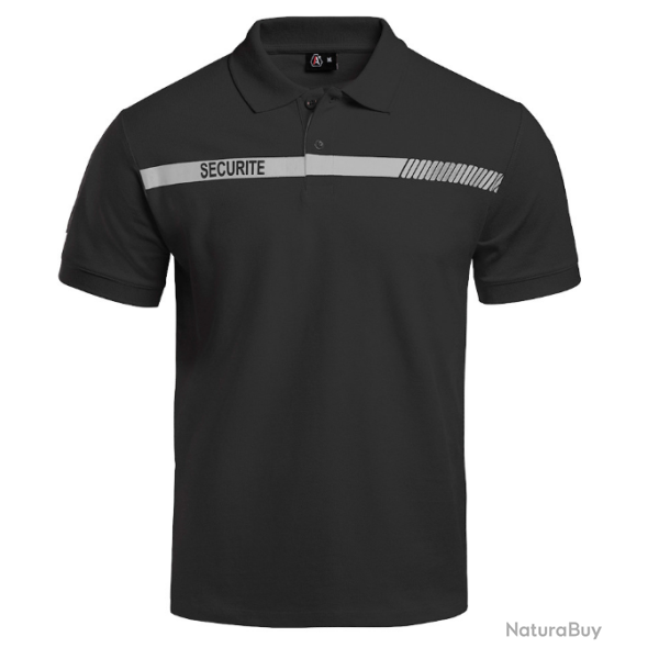 Polo S�cu One s�curit� noir