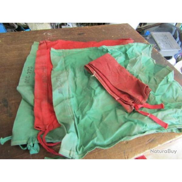 un fanion rouge/vert ouvert drapeau signal corps signalisation US army ww2 d�barquement transmission