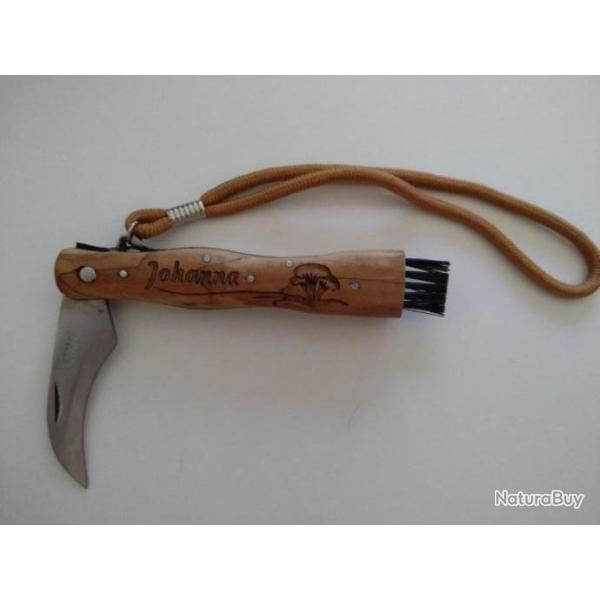 Couteau � champignon grav� Johanna