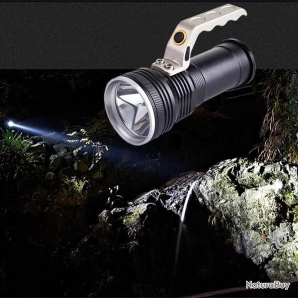 Puissante Lampe Torche LED CREE XM-L 3000LM + batterie rechargeable 2 pi�ces