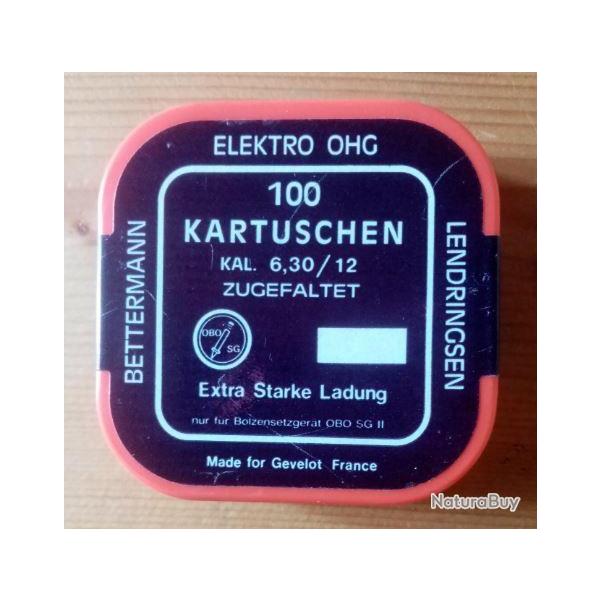 Bo�te de cartouches pour �tourdissement g�velot