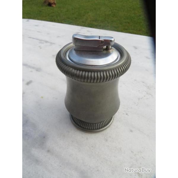 VINTAGE - Ancien Briquet de Table en Etain CHANILL - Made in West Germany (Ann�es 70)