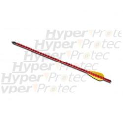 Fl&egrave;che trait carreau 54cm aluminium rouge ou noire - 20 pouces