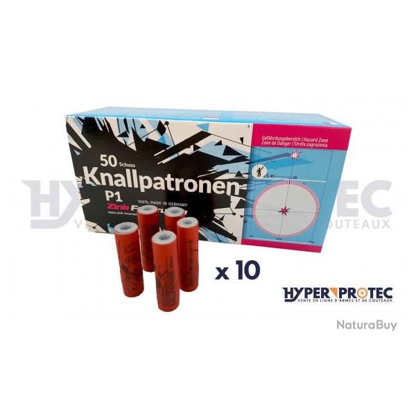 10 fus�es d�tonantes pour arme alarme tir artifice