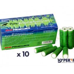 10 fus&eacute;es cr&eacute;pitantes pour arme alarme feu artifice