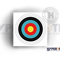 BLASON - CIBLE - ARCHERIE - 63 X 63 CM - LOT DE 4