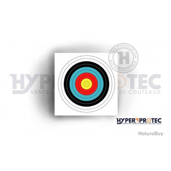 BLASON - CIBLE - ARCHERIE - 63 X 63 CM - LOT DE 4