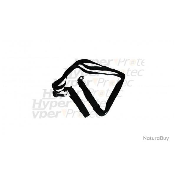 Sangle pour arme tactical noire 3 points