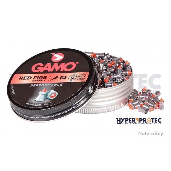 Plombs 4.5 mm chasseurs - Predator Red Fire