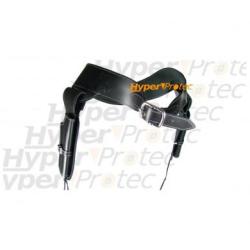 Holster de western cow boy 2 poches - noir