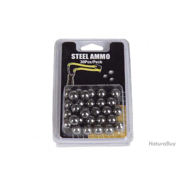 30 billes acier pour lance-pierre