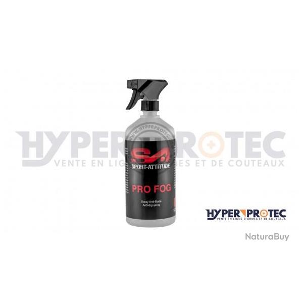 Spray anti-bue 1 litre pour masque et lunettes de protection