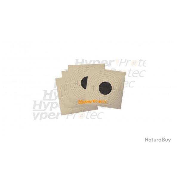 50 cibles carton 17x17 cm pour tir au plomb