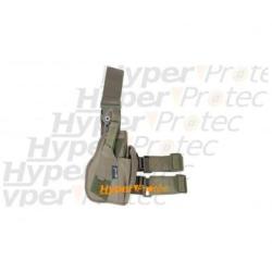 Holster de cuisse pour droitier - Vert olive