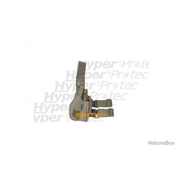 Holster de cuisse pour droitier - Vert olive
