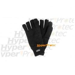 Gants noirs extensibles Thinsulate - taille moyenne 8 &agrave; 10