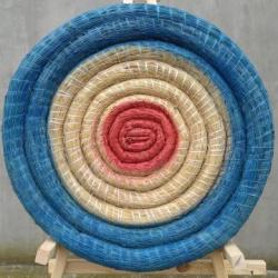Cible en paille 65 x 6 cm pour archerie arbal&egrave;trier