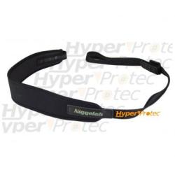 Bretelle de carabine Niggeloh n&eacute;opr&egrave;ne noire attaches rapides