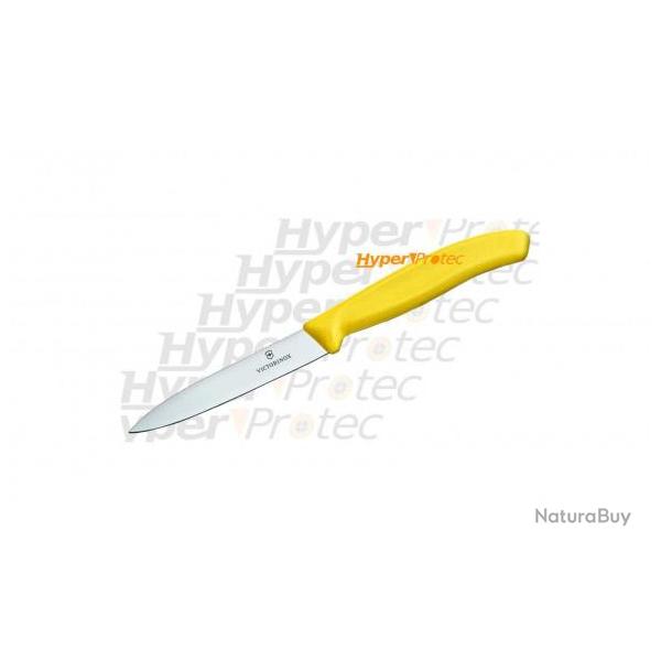 Couteau office Victorinox lame 10 cm Manche jaune