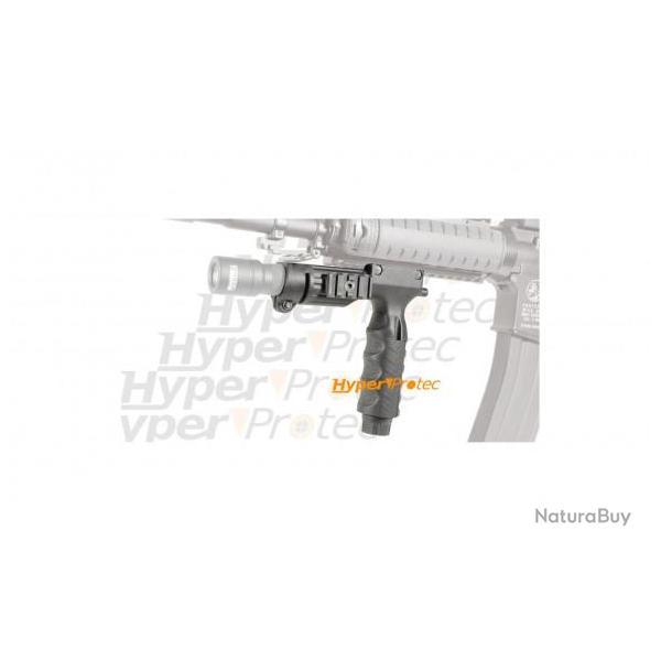 Poign�e grip noire pour fixer une lampe � mettre sur rail 22 mm