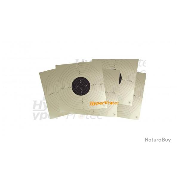 Lot de 5 cibles C50 en carton de 55x52 cm pour du tir � 25-50 m�tres