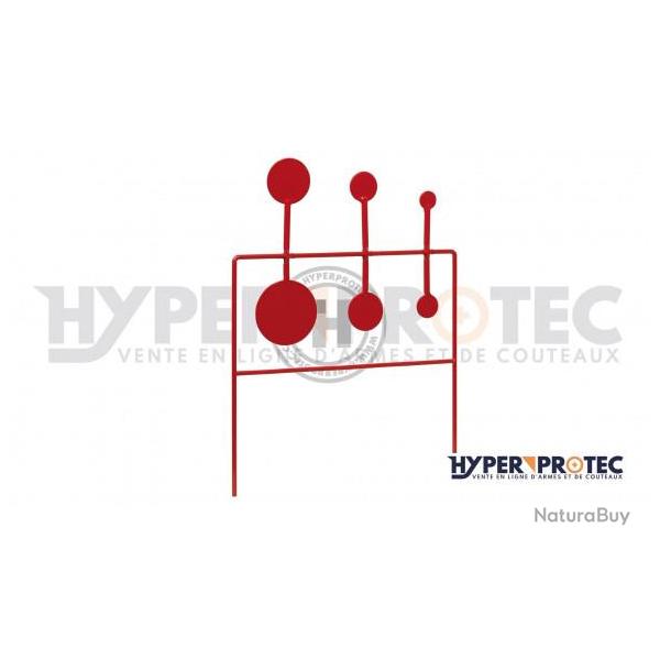 Triple cibles oscillantes pour carabine � plomb