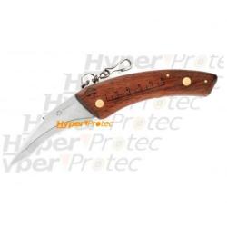 Couteau à champignons Maserin bubinga avec brosse