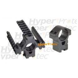 Tri rail Picatinny Profil medium pour rail 11 mm