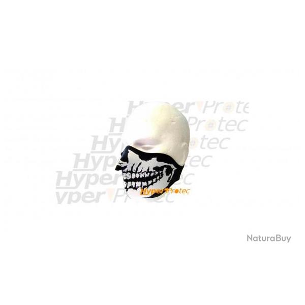 Bas de masque de protection n�opr�ne t�te de mort