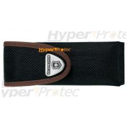Etui en nylon noir et marron &agrave; scratch Victorinox - 10 cm