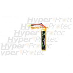 Batterie LiPo 11.1V 1100 mAh pour r&eacute;plique airsoft