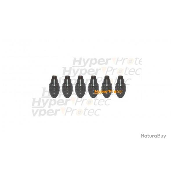 6 enveloppes de grenades MK2 stri�e ananas