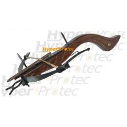 Petit pistolet arbal&egrave;te 32 cm d&eacute;coration m&eacute;di&eacute;vale