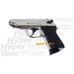 Pistolet Alarme Bruni New Police Chrome