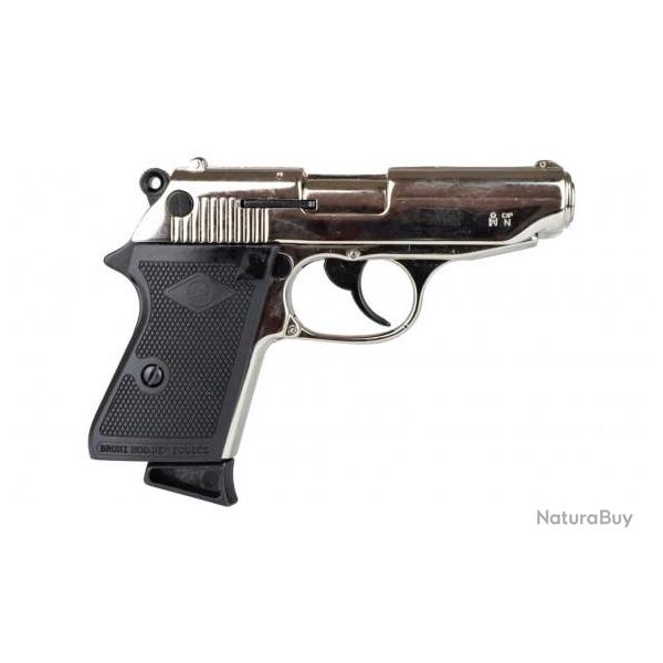Pistolet Alarme Bruni New Police - Chrom�