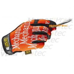 Gants Mechanix Original - Orange &eacute;criture blanche - XXL