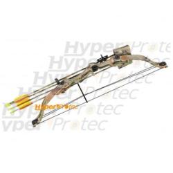 Arc &agrave; poulies 20 livres avec carquois camouflage pour jeune