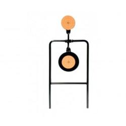 Cible de tir 2 objectifs pour arme 22 LR &agrave; 45ACP