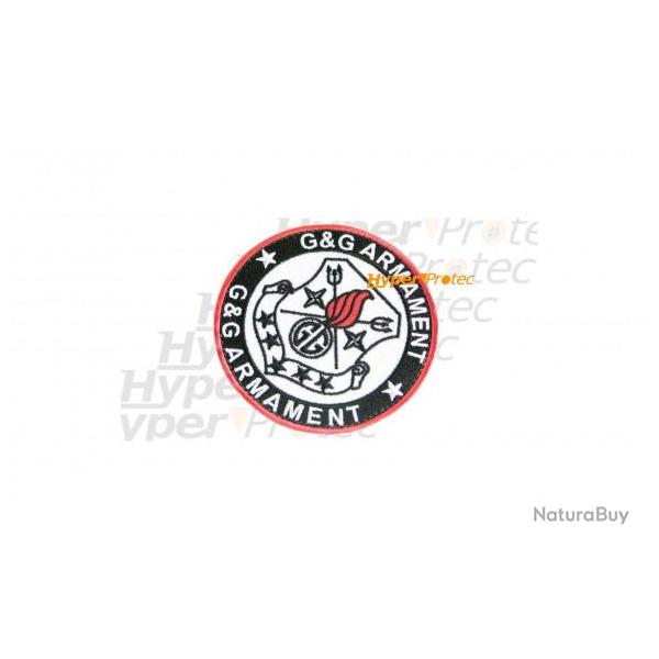 Ecusson badge pour diff�rencier les teams - G&G noir et rouge Ro