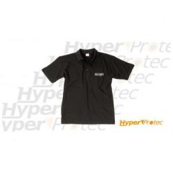 Polo agent de s&eacute;curit&eacute; Security noir - XXXL